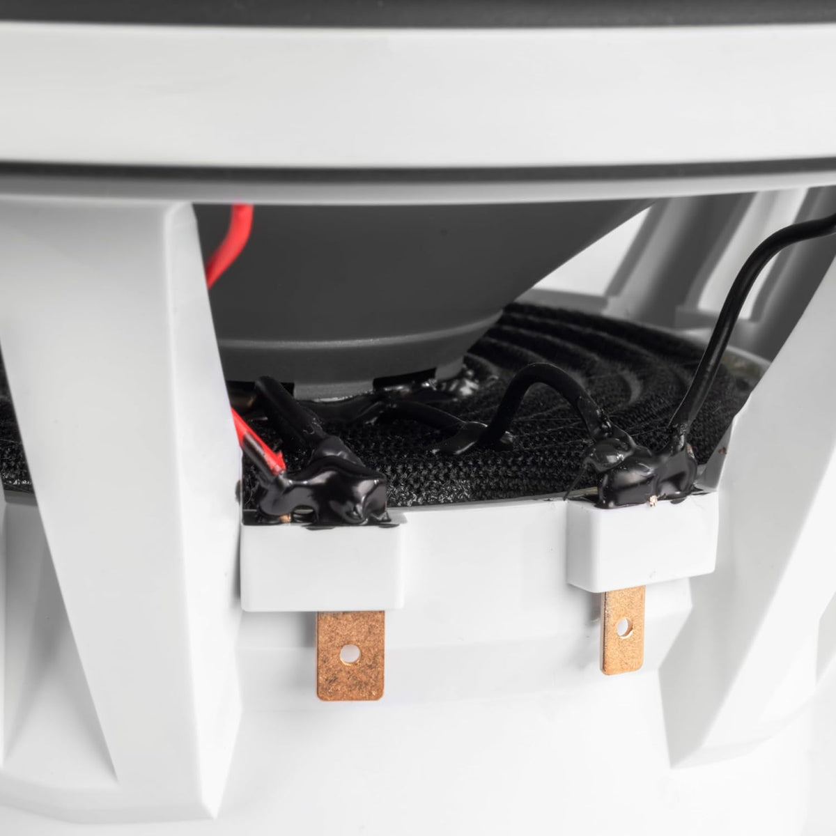 NVXÂ® Premium 6.5â Coaxial Speakers (Pair) White and Black Grilles Included