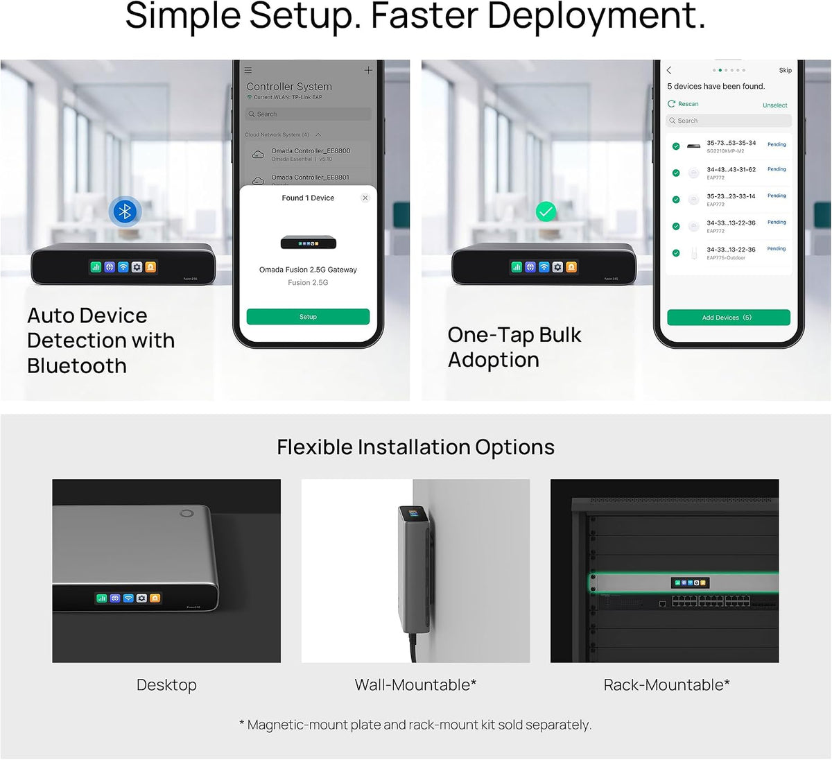 Omada Fusion 2.5G Multi-WAN Wired VPN Router