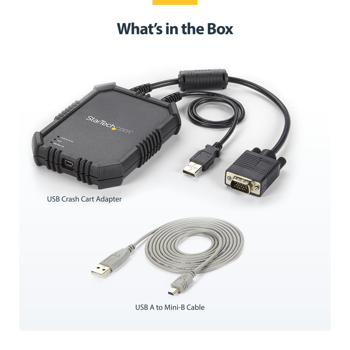 StarTech Crash Cart Adapter, Server Management, USB VGA, TAA (NOTECONS01)
