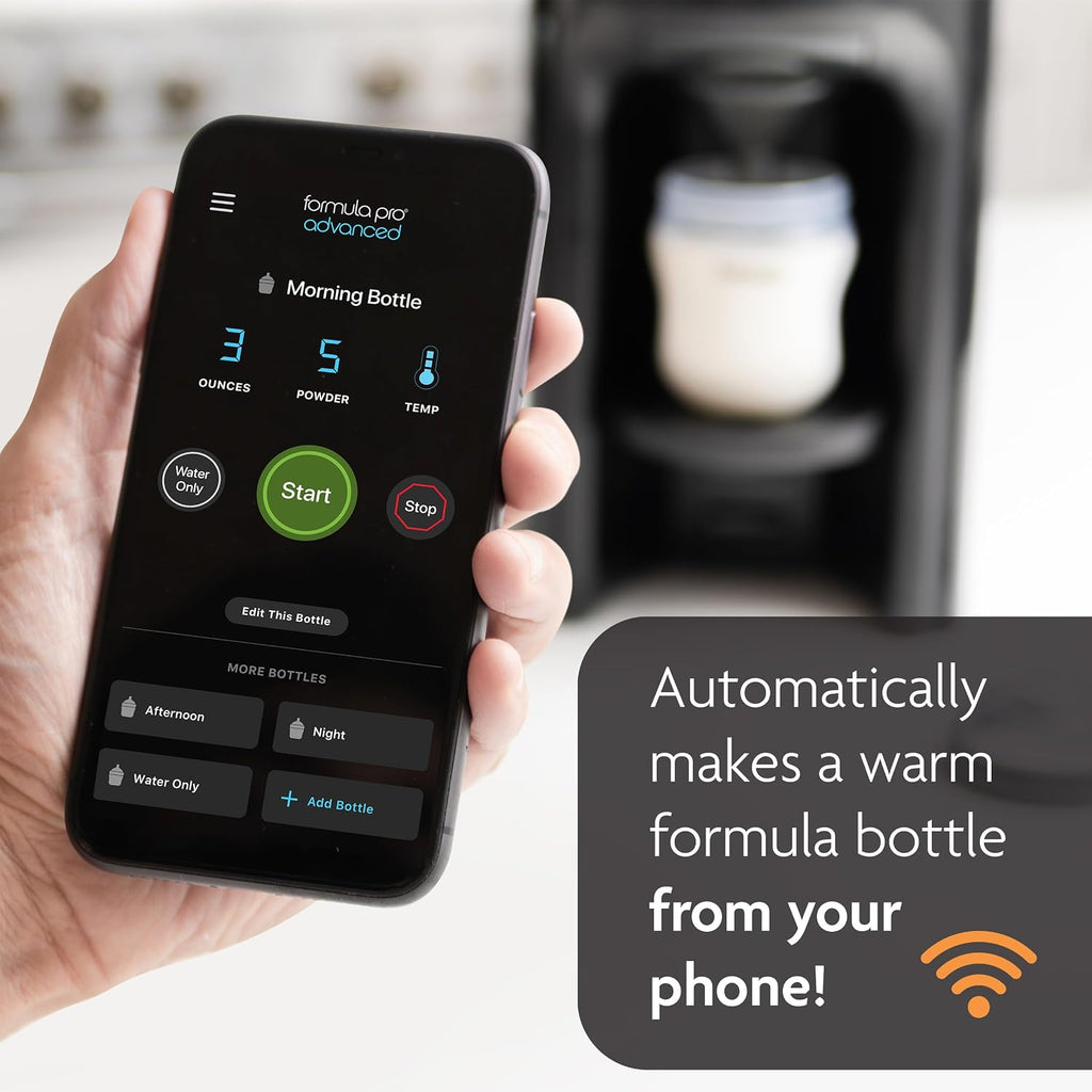 Baby Brezza Formula Pro Advanced WiFi Formula Dispenser + Baby Bottle Maker