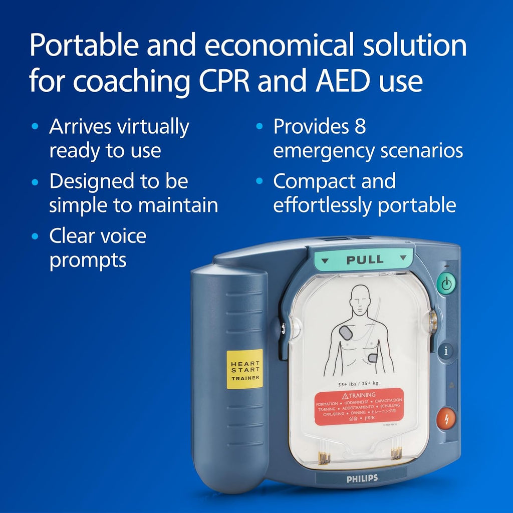 Philips HeartStart AED Trainer withZippered Case, (Training Only), M5085A