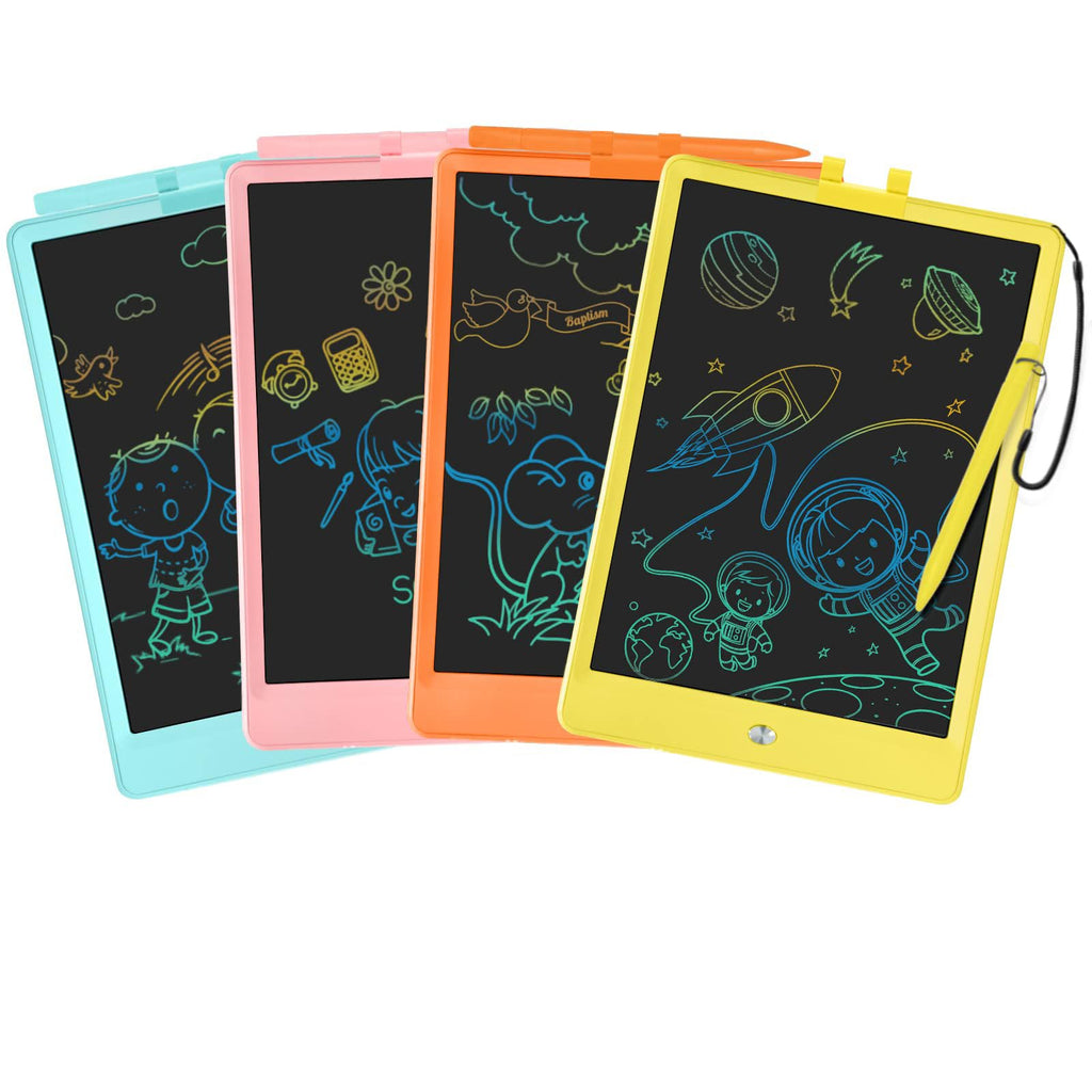 LCD Writing Tablet for Kids 10 Inch Reusable Drawing Tablets for Kids Colorful Writing Board Electronic Drawing Board Educational and Learning Toys for 2-4 Year Old Boys