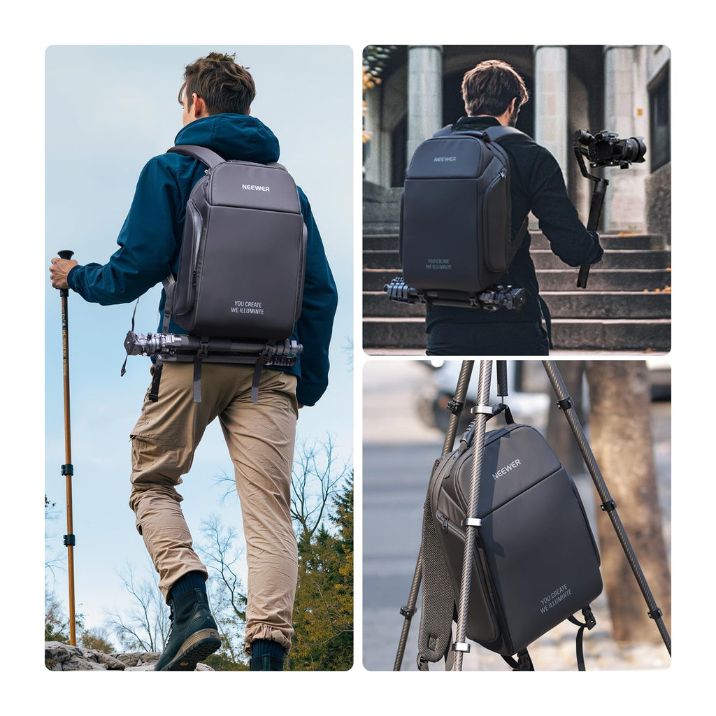 NEEWER Convertible Rolling Camera Backpack for SLR/DSLR and Accessories