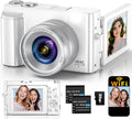 4K Digital Camera for Photography Autofocus, 64MP WiFi Vlogging Camera
