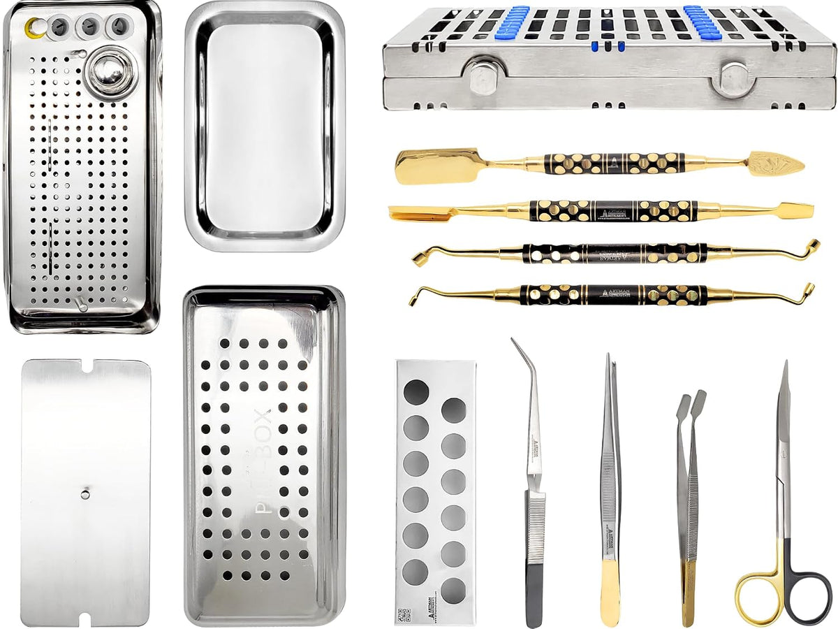 ARTMAN INSTRUMENTS Dental PRF/RGF/PRP Basic Instruments Set of 12