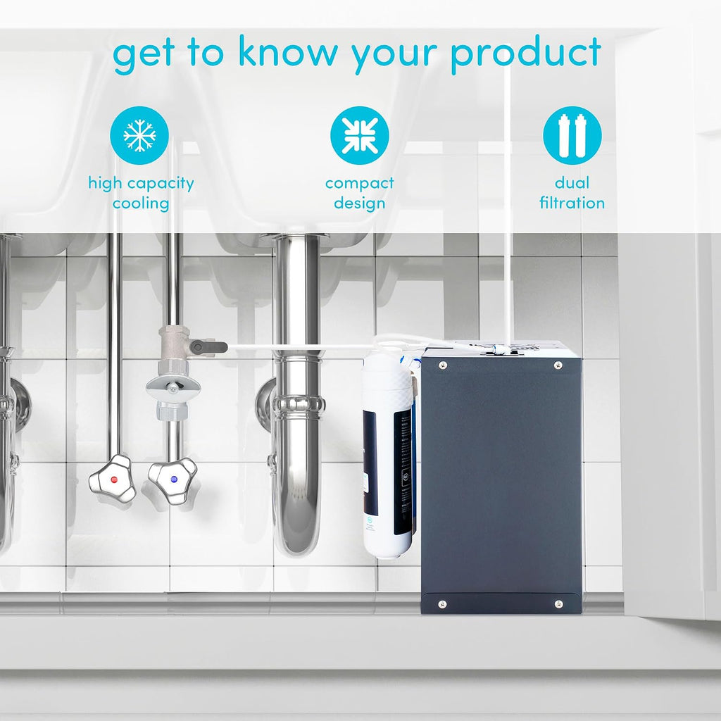 Avalon High Capacity Chiller Cooling System for Under Counter Use, Dual Filtration, NSF