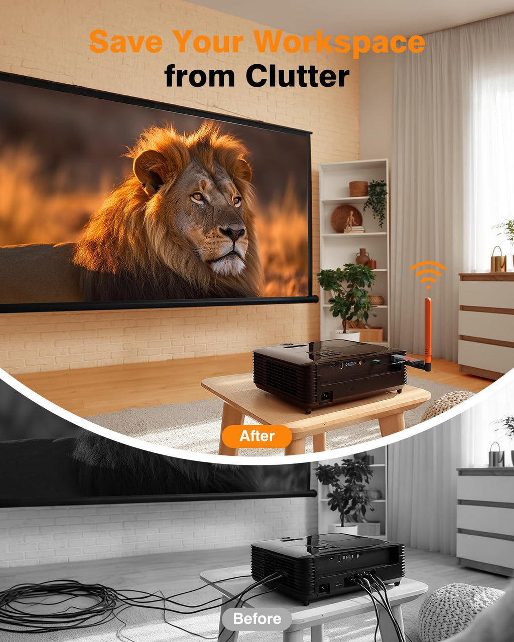 Coolpie Wireless HDMI Transmitter and Receiver for Multiple TVs (1TX-4RX)