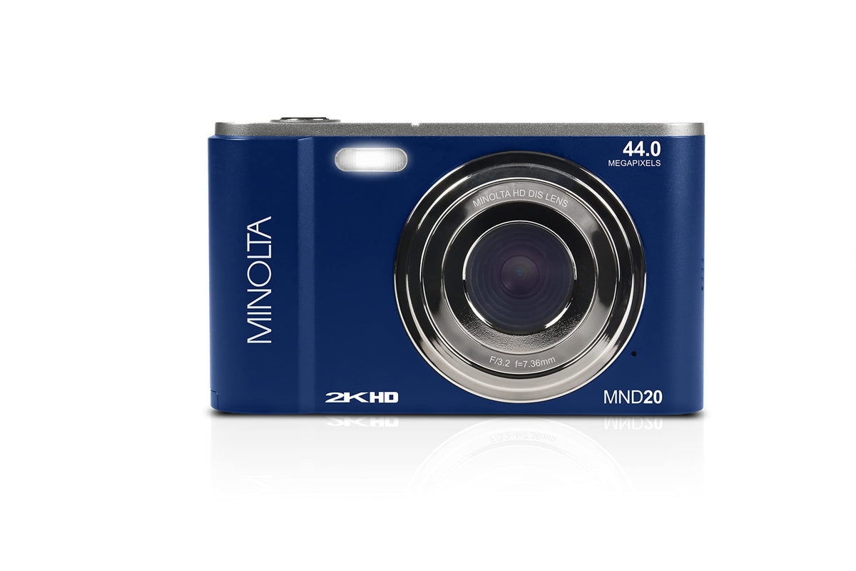 Minolta Minolta MND20 44 MP 2.7K Ultra HD Digital Camera (Silver)