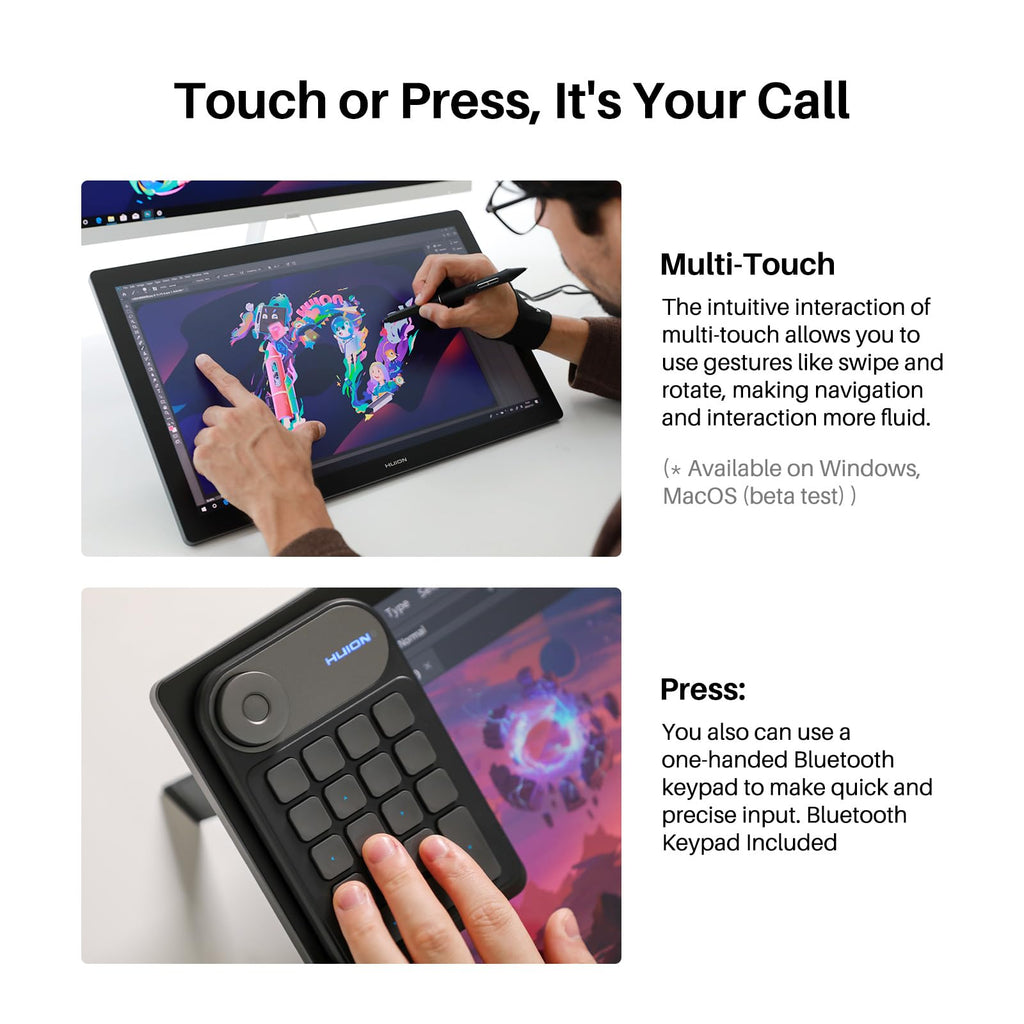 HUION KAMVAS Pro 24 (Gen 3) UHD Drawing Tablet with Screen PenTech 4.0