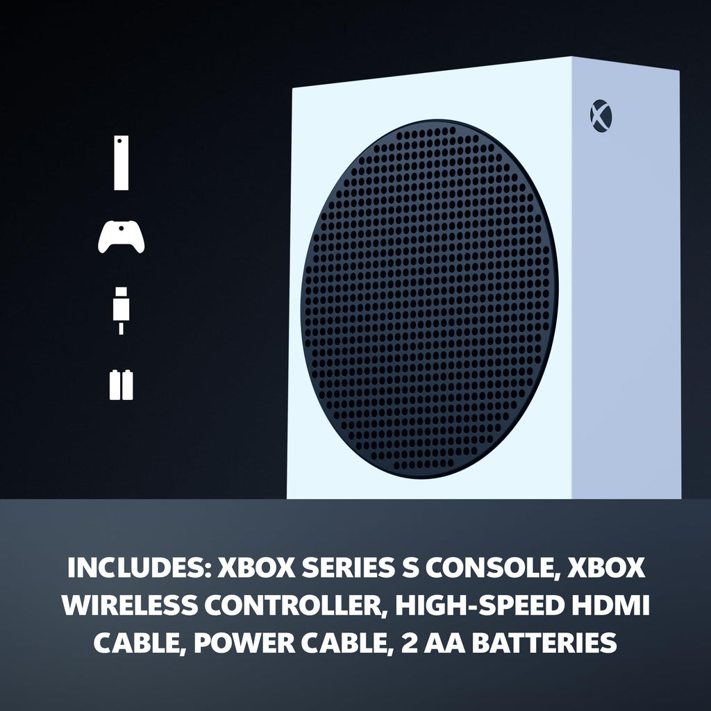 Xbox Series S - All Digital Gaming Console - 1TB SSD - Includes Wireless Controller - 120FPS - Robot White