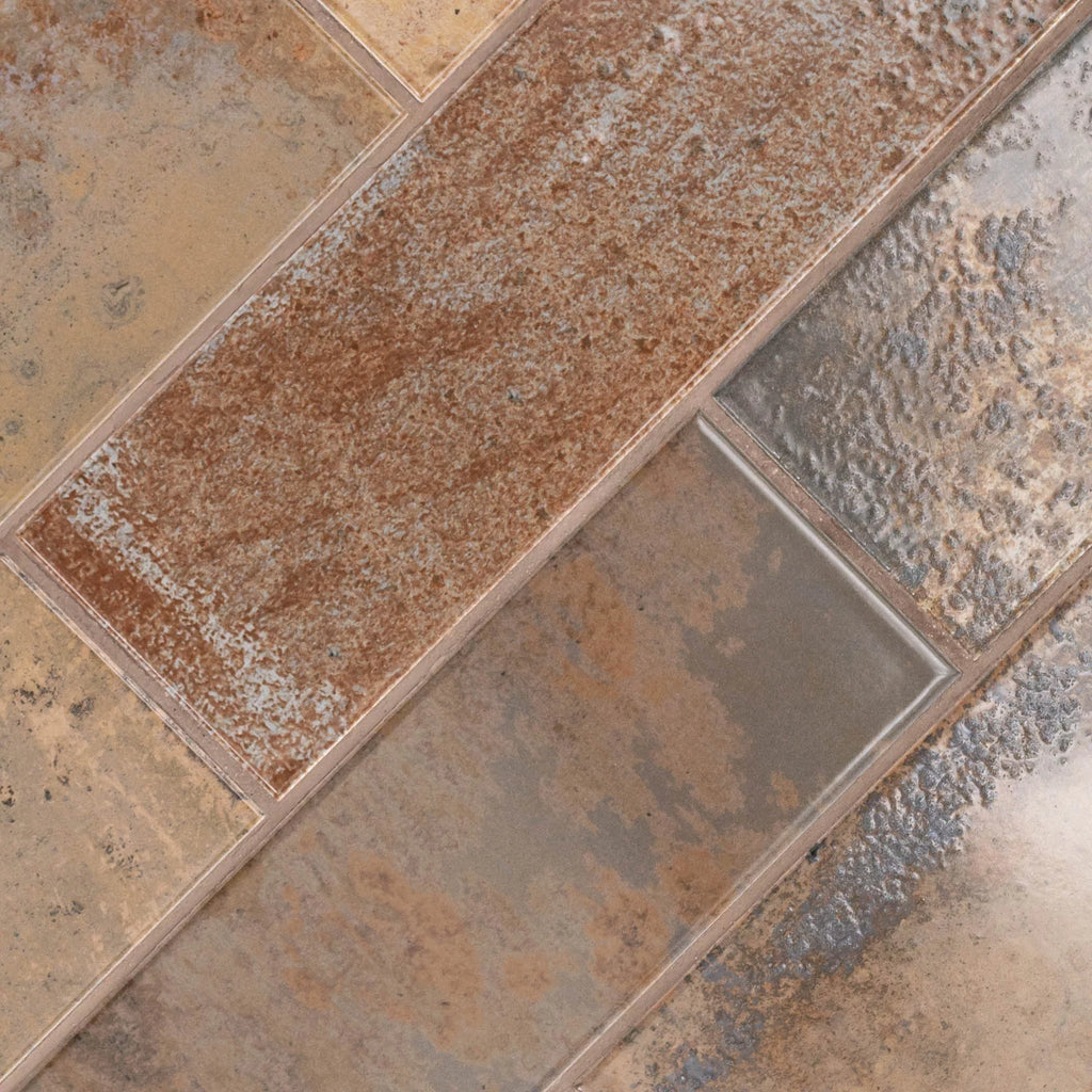 Tile Ceramic X Rust MSI Wall Brown Subway Marza 4 Glossy In. In. 12