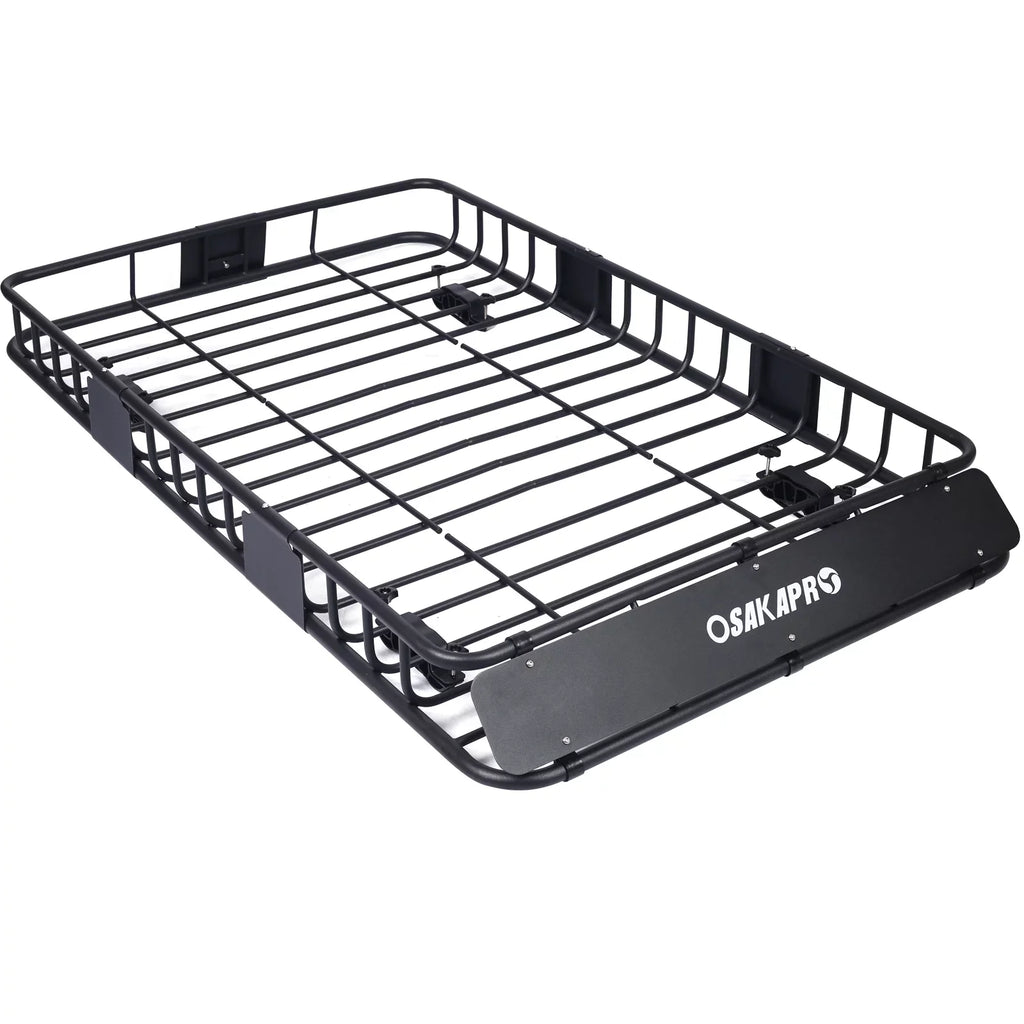 Rooftop Cargo Carrier Basketmotoring Roof Racktop Mount Roof Rack 64Black Steel
