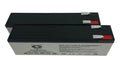 Ultimate Battery Brand for 1500 PowerCom SPS High PCM 12V Pack) Replacement ULT (2 7.5Ah Rate RG128-32HR