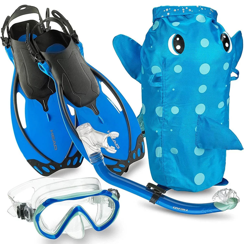 Sea & 480315SFSQULXL Fins Purple, Set, HEAD LXL Snorkel Premium Mask Pals Youth