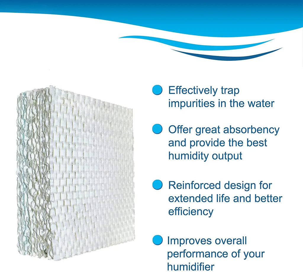 Essick 2-pack for HQRP 831000 826000, SS390DWHT, Air Humidifiers Evaporative 821000, Bemis Wick 826900, 826800, 826600, AIRCARE 821001, Filter Replacement