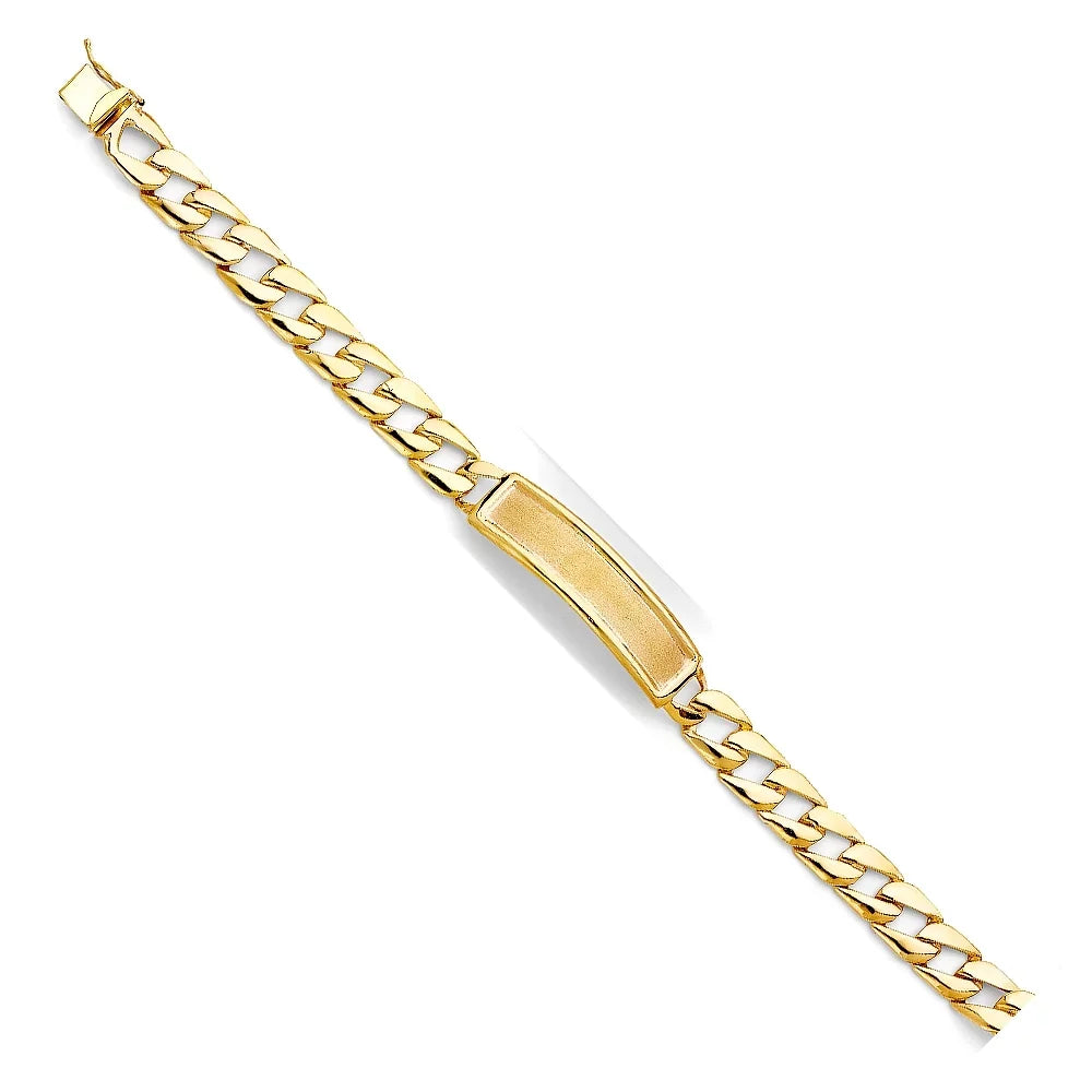 Link Cuban for 14KY Men| 8" Chain - 13.6 Elegant Weight Yellow Women Gold Men’s Jewelry ID | Stamp | and Bracelets 14k Bracelet Gold