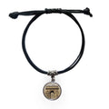 Paris Bracelet Of Triumphal Best Black Jewelry Arch Wristband Rope Leather