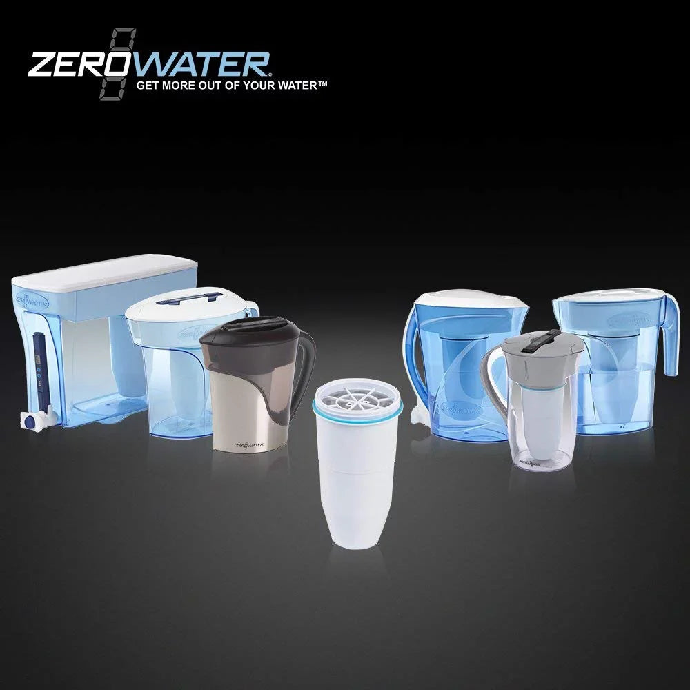 (8 Zero Dispenser Replacement liquid & Pitchers Filter ZR-008 Pack) For