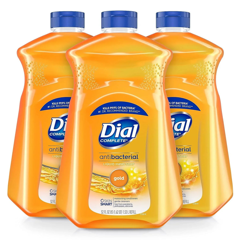 Oz Soap Pack Antibacterial Gold, Refill, Dial of Hand 52 Complete Liquid 3 fl
