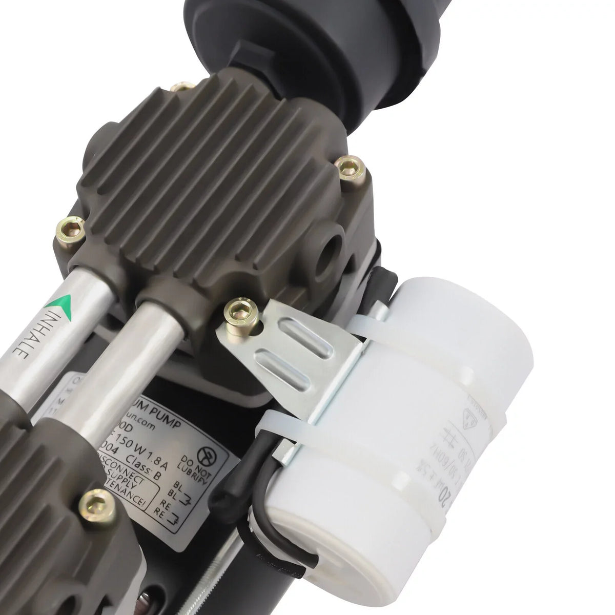 100W Oilless 95Kpa Oil Free Pump Vacuum Pump Industrial with Air Filter Vacuum