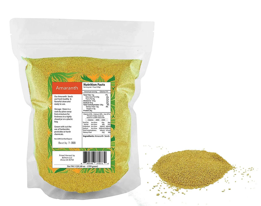 Grain (5LB) Amaranth 100% Whole Organic Seeds