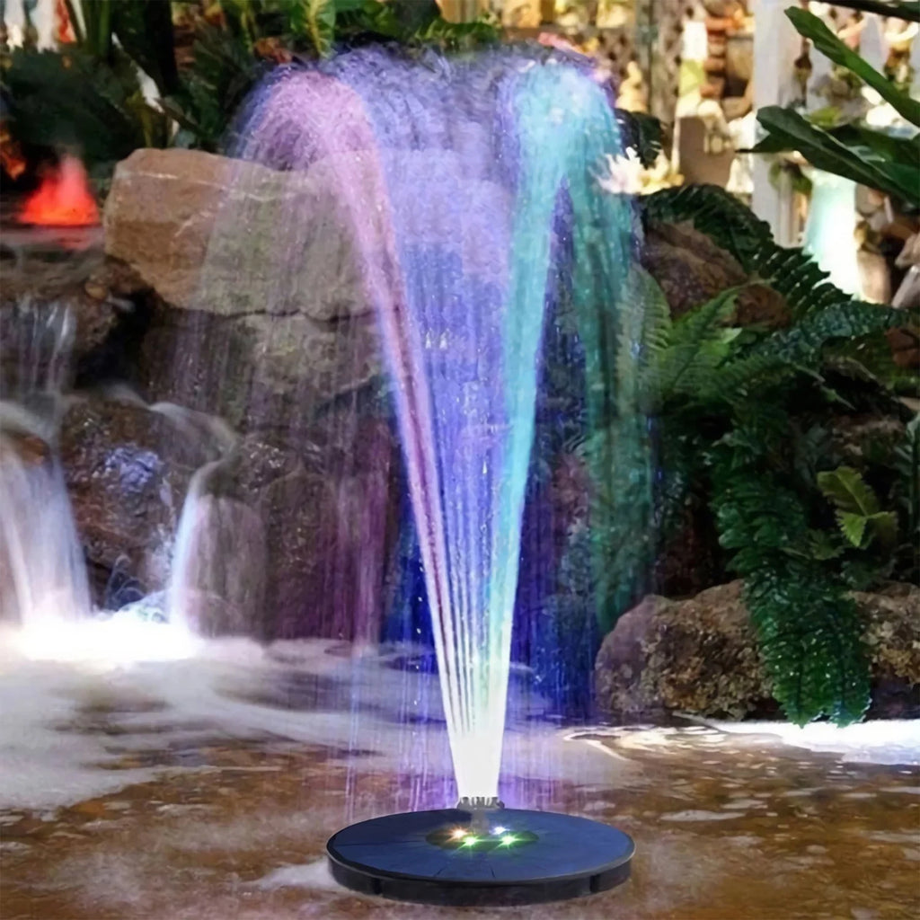 Bath Spray 3W, Pump for Pool Fountain Shinysix Patterns Fountain Solar Bird with Pond 7 Garden