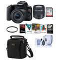 32GB - IS Bundle Camera Black Cleaning UV EF-S Case, 58mm EOS DSLR Pc - SDHC Card, Filter, Kit, Lens SL3 With 18-55mm with Software STM Rebel Package Camera f/4-5.6
