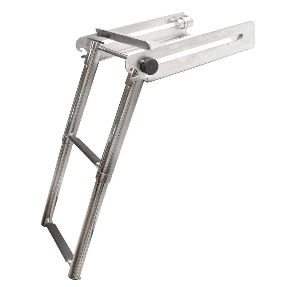 Challenger Hardware Boat Under Mount Ladder Lts-3 | 2 Step Stainless
