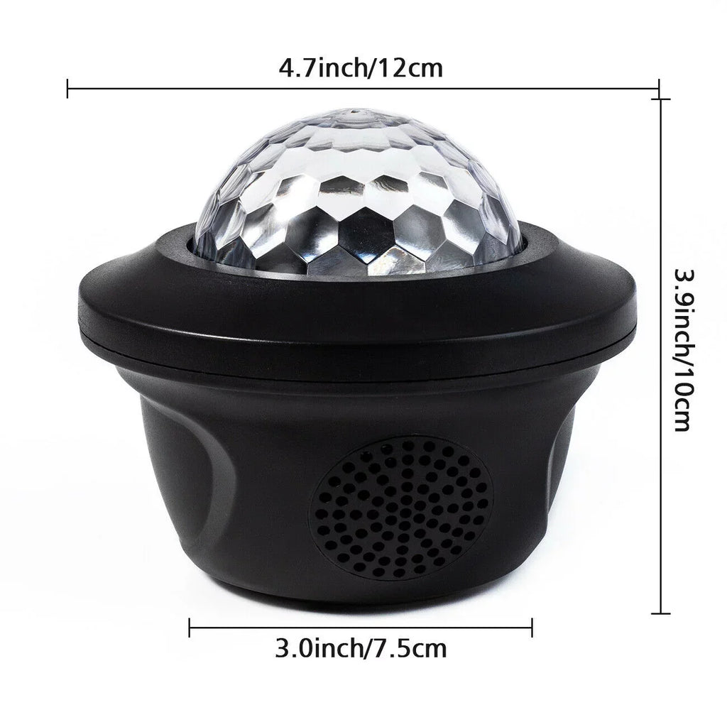 W/ LED Party Light Stage Bluetooth Lamp Disco RGB Speaker DJ Ball Strobe Remote
