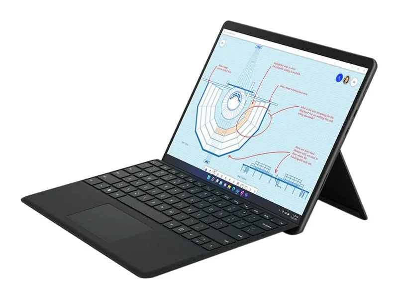 Surface Graphite Pro Windows 13", GB 11, SSD, 8 8 Tablet, 512 GB,