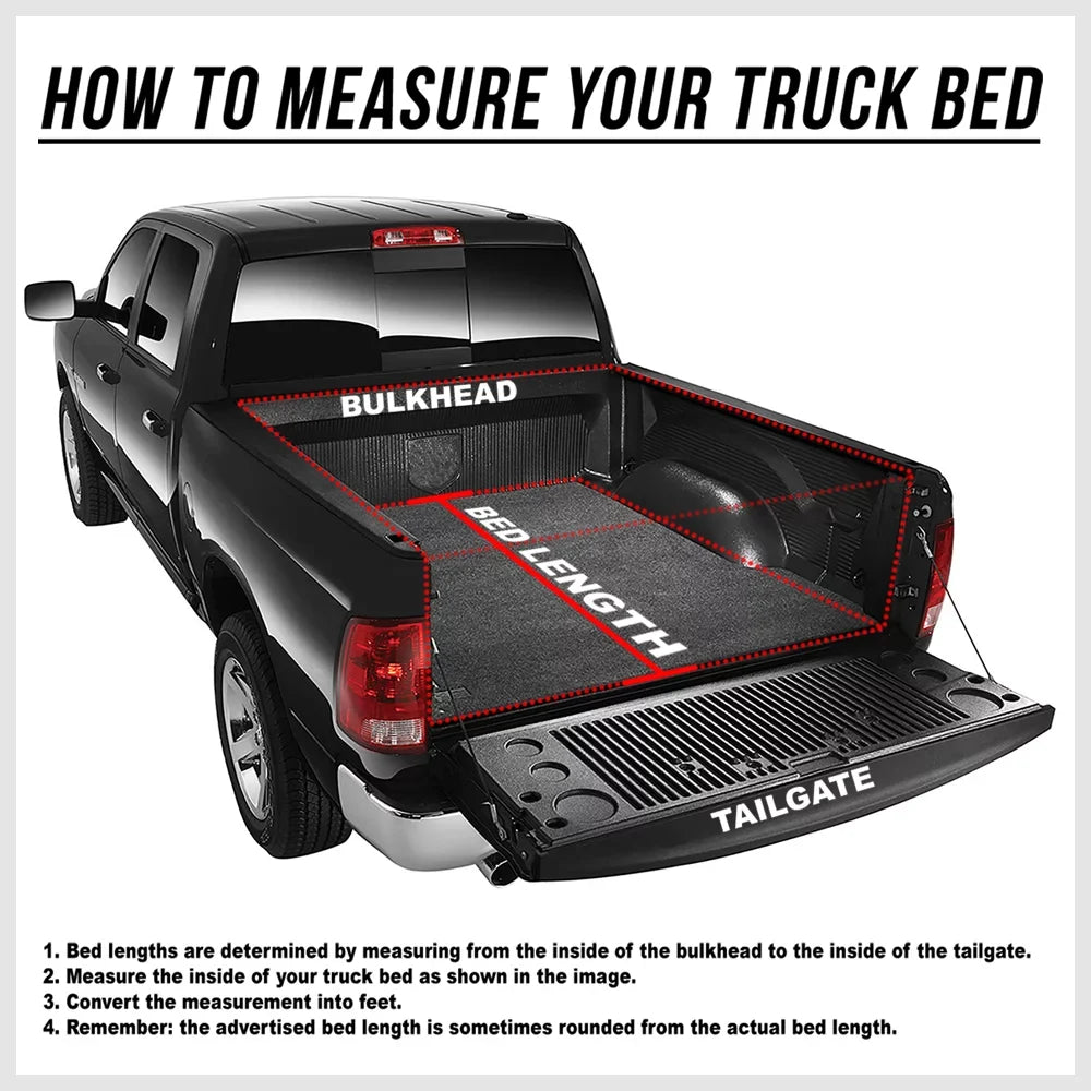 Short Bed Tonneau Cover 5.7Ft Soft Tri-Fold Fleetside For 09-21 Ram 1500/2500 Fits Select: 2009,2011-2012 Dodge Ram 1500