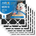 5 AC HVAC Carbon Made MERV 8 FILTERS AIRX 12x12x1 WICKED MPR Odor 700 to FPR Filter Premium USA Air by Furnace Filter AIR. Filters Pack & Comparable Eliminator 12x12x1 CLEAN 6
