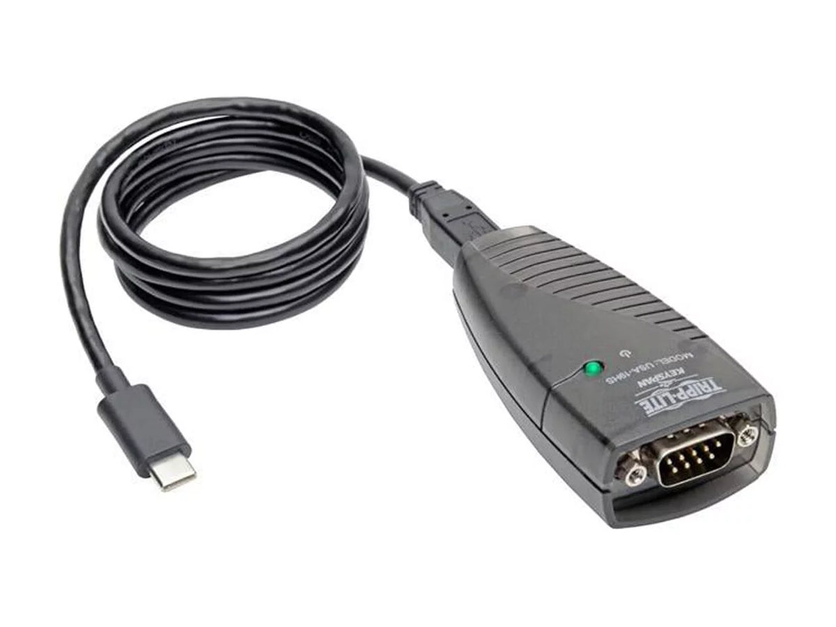 to Tripp Keyspan High Speed C 3ft DB9 Cable Serial USB USB TAA (USA-19HS-C) Adapter Lite