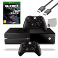 of One Xbox With Black Cable Original Gaming Console AXTION Controller Ghosts 500GB 2 BOLT Call Game Included (Refurbished: Duty HDMI Pre-Owned New) Bundle Like