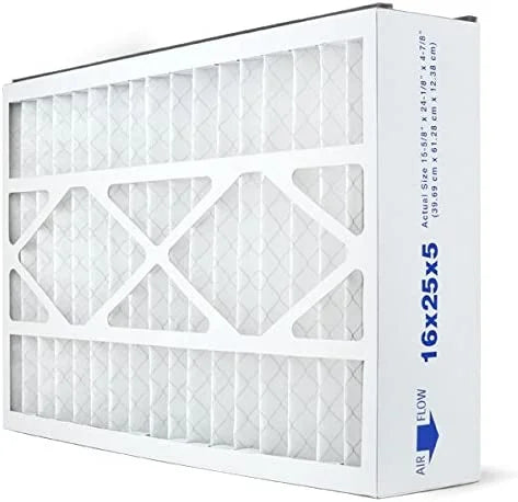 16X25X5 Merv 11 Hvac Ac Furnace Air Filter Replacement For Skuttle 000-0448-001 000-0448-005, Allergy 2-Pack, Made In The Usa