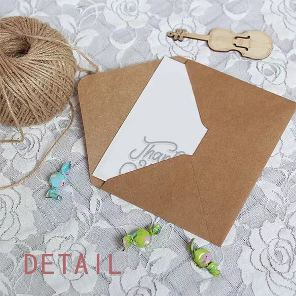Raw Envelopes Texture Food You Chop Blank Note Thank Rib Meat Cards