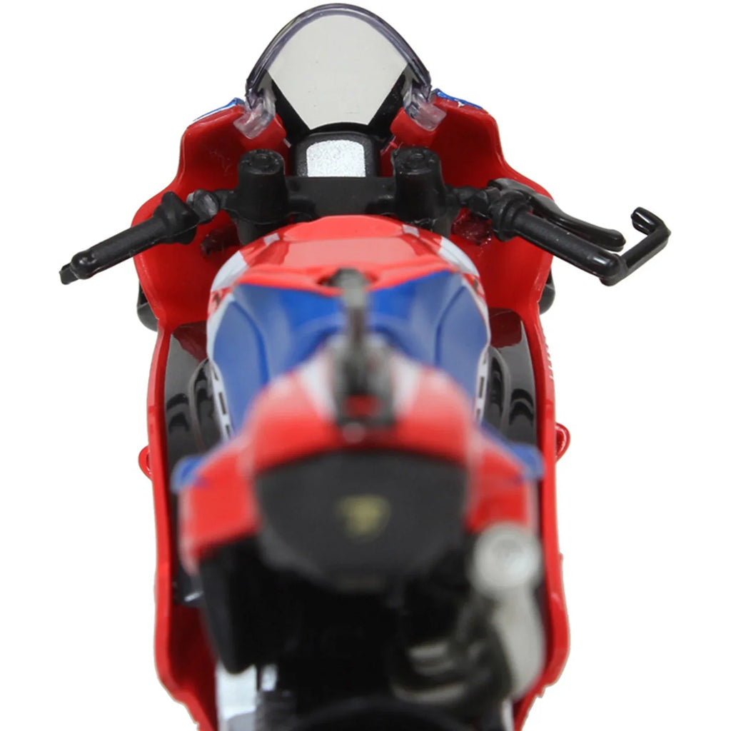 Ducati Pramac Racing Jorge Martin (2021) Motorcycle [1:18 Scale In Red/Blue]