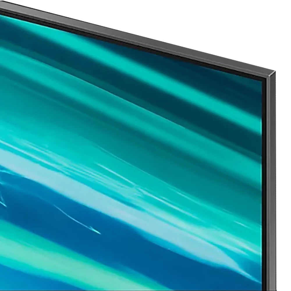 Restored Plan 2 with 55 QLED TV UHD (2021) QN55Q80AA Extended Year Inch 4K (Refurbished) Premium Bundle Protection Smart