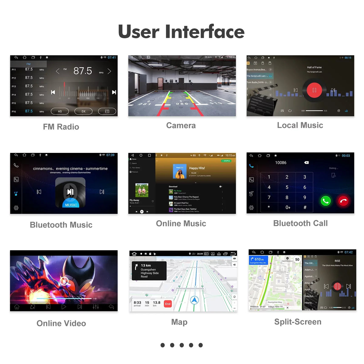 Touchscreen 10.1 Stereo Sierra with for Camera Inch Android 2+32G Auto/GPS/Bluetooth/FM/Backup Chevrolet 10 Built-in Double Din Radio Carplay/Android Silverado/GMC Car Wireless 2014-2018