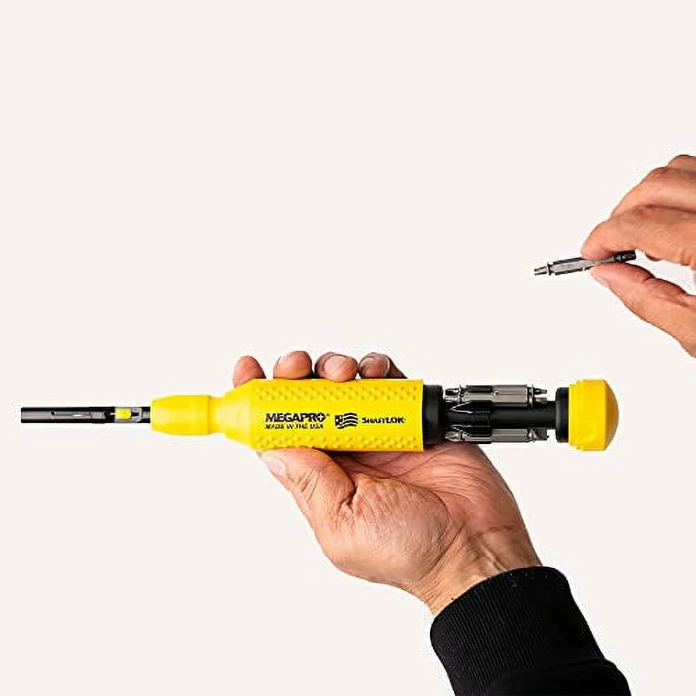Megapro 151Sl44 15-In-1 Shaftlok Driver In Yellow