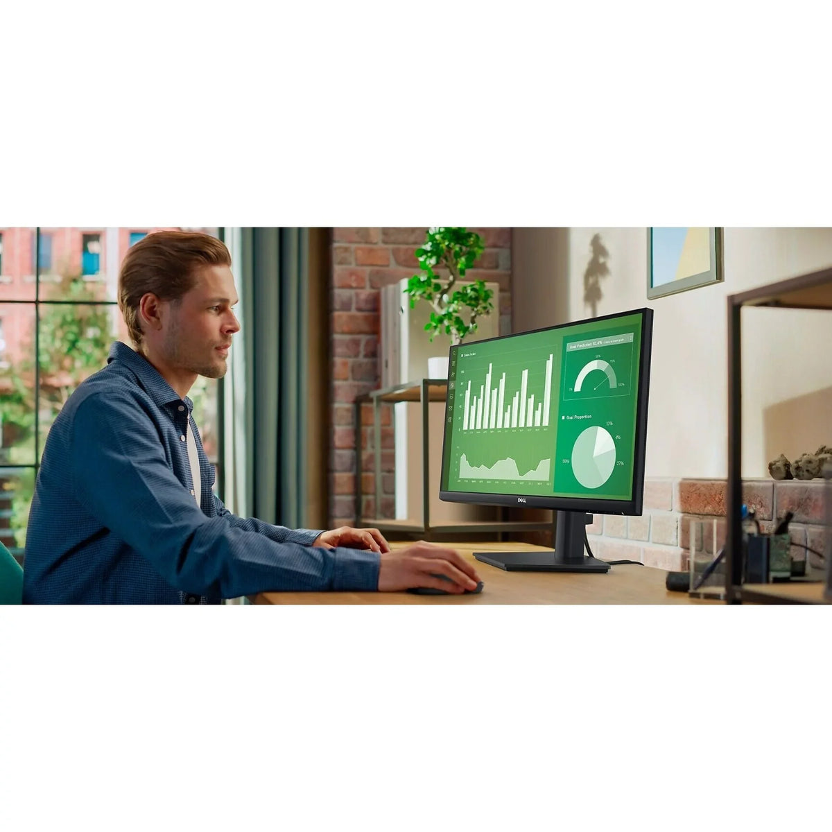 Full E2424HS - HD Dell Monitor LED 23.8" 16:9 LCD