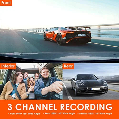 Channel N4 and Dash Rear, 1440P+1440P Front Vantrue and 3 Front 4K+1080P Cam, 4K
