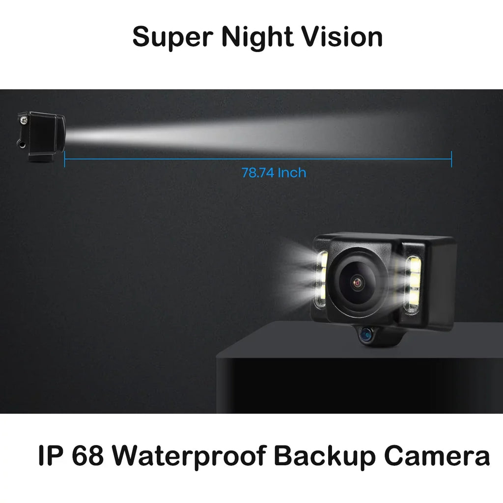 Rear Night Look View Mirror Camera Camera Wireless Oem System Car (T1400U) Backup Camera for Super for Reversing Auto-Vox Backup Trucks, Vehicles Vision