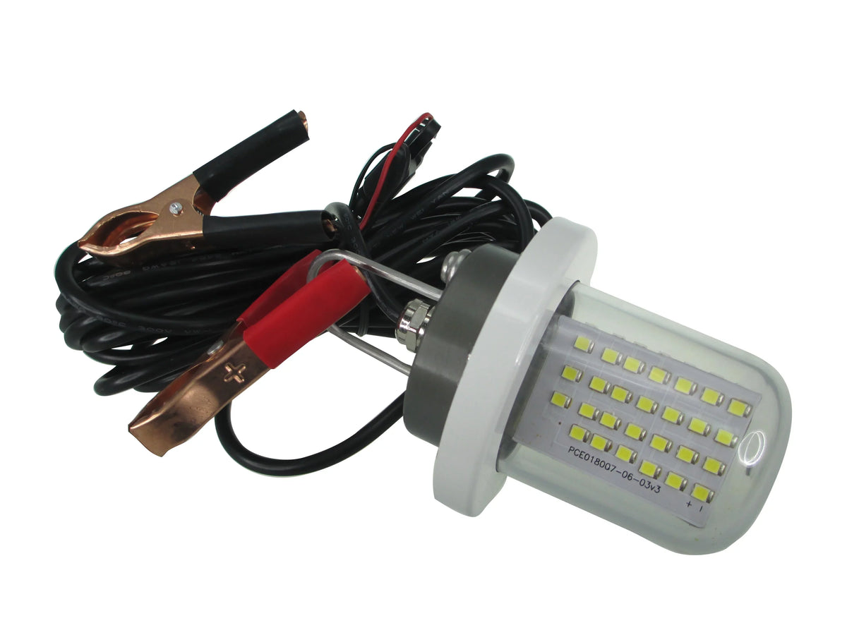 Marine White Boat Underwater Fishing Light Submersible 5" Night IP68 Pactrade LED