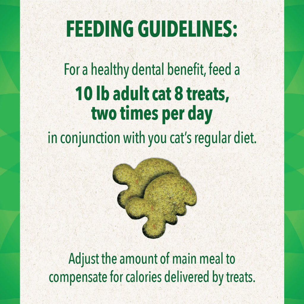 21 oz. Salmon Tub Flavor, Cat Dental Treats, Natural Savory Feline Greenies