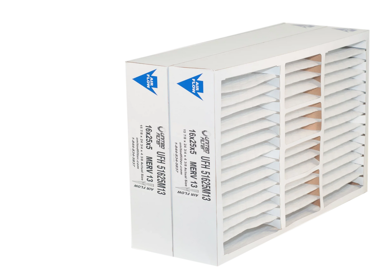Shipping 16x25x5 Filter Air Case Replacement 2 Honeywell 13 Furnace MERV of Free