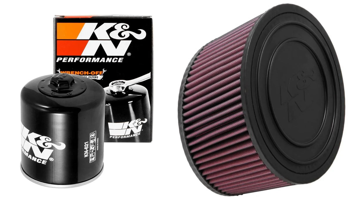Kit for ATV/UTV CAT Wildcat K&N 1000 Filter Air Black 2014 and ARCTIC Oil 4