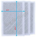 WHITE Pack) 12x12 Filter SUPPLY with RAYAIR Cleaner Pads MicroPower Compatible Replacement (3 Air Guard