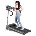 LCD Heart Sensor Treadmill Electric and with Rate Foldable Display