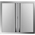 Kitchen 24"x Steel Door Access Island Double 24" Walled exterior Bbq Stainless